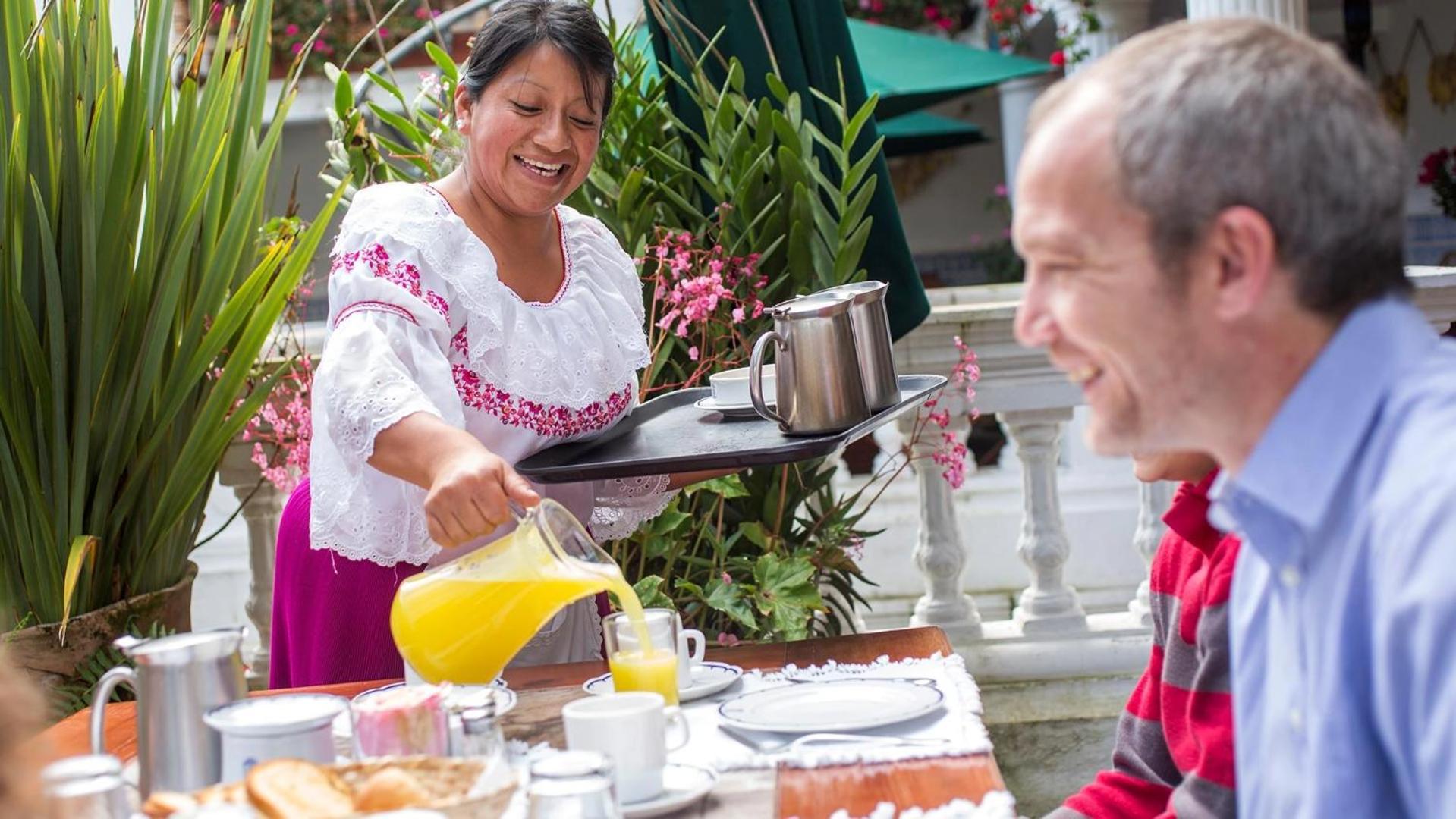 Hacienda Cusin Hotell Otavalo Exteriör bild